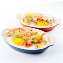 Slow-Baked Eggs w/ Lobster, Soy Beans & Gochuchang