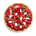 Strawberry-Marshmallow Tart
