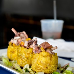 Mofongo Cups with Pulpo