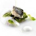 Sea Bass Celeriac Puree, Wild Sorrel, Smoked Shellfish (Fine Dining Lovers)