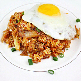 Prosciutto Kimchi Fried Rice
