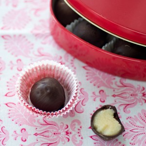 Chocolate-Marzipan Truffles