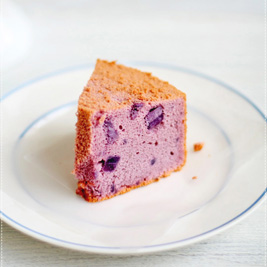 Purple Sweet Potato Chiffon Cake