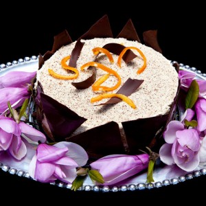 Hazelnut praline, yuzu cheesecake