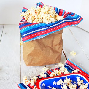 Homemade Microwave Popcorn