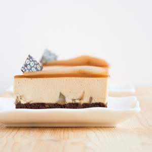 Earl Grey Poached Pear Entremets