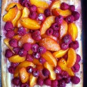 Apricot and Raspberry Tart